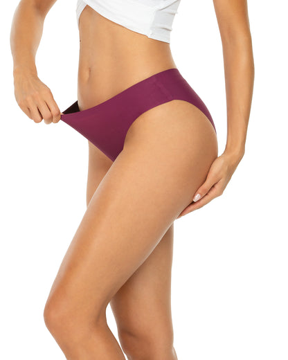 Women's Seamless Underwear Bikini Panties Fashionable Invisible Panty Multiple Packs