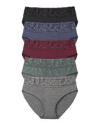 RHYFF Womens Underwear Cotton Lace Panties  5 Pack