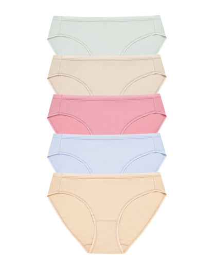 RHYFF Womens Underwear Breathable Mesh Bikini Panties Stay Fresh Ladies Panty Stretches Soft Hipster Briefs Travel Underpants