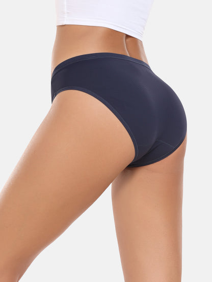 RHYFF Womens Underwear Breathable Mesh Bikini Panties 5-packs 7002