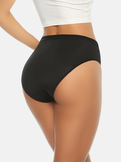 RHYFF Womens Underwear Breathable Mesh Bikini Panties 5-packs 7002