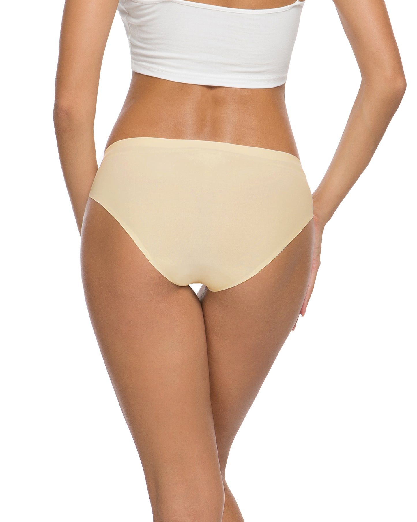 Women's Seamless Underwear Bikini Panties Fashionable Invisible Panty Multiple Packs
