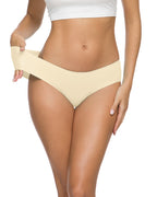 Women's Seamless Underwear Bikini Panties Fashionable Invisible Panty Multiple Packs