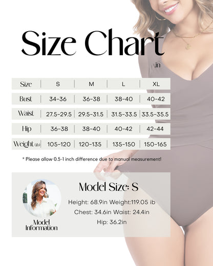 Rhyff Bodysuits for Womens Long Sleeve Sheer Mesh Ruched  S-XL