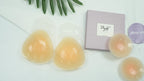 RHYFF Adhesive Bra Strapless Sticky Push Up Silicone Reusable Invisible Lifting Bra for Women with Nipple Covers